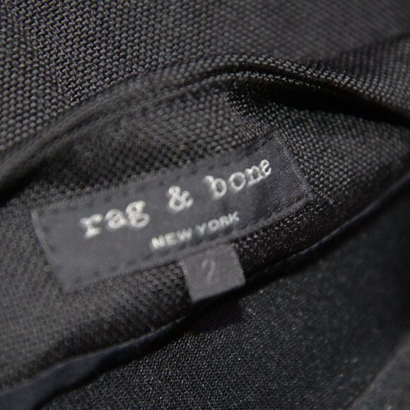 NWOT Rag & Bone Black Tailored Structured Dress Sz 2 - Picture 4 of 8